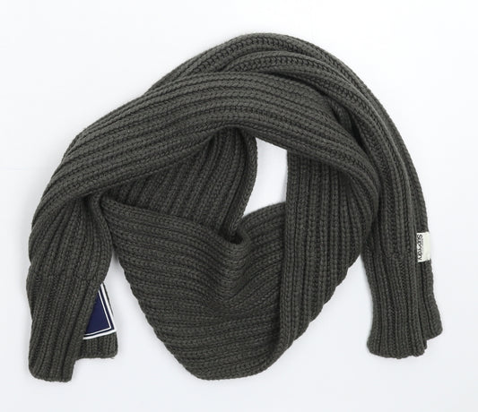 Superdry Mens Grey  Knit Scarf  One Size