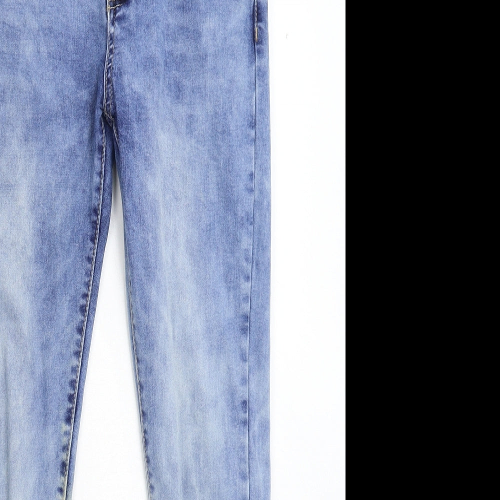 Preworn Womens Blue  Denim Skinny Jeans Size M L26 in