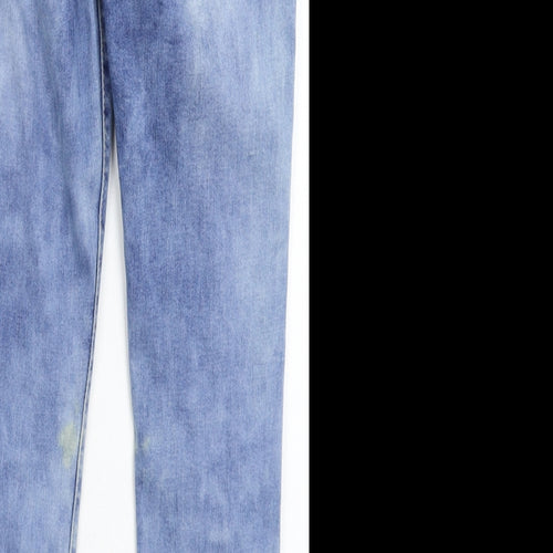 Preworn Womens Blue  Denim Skinny Jeans Size M L26 in
