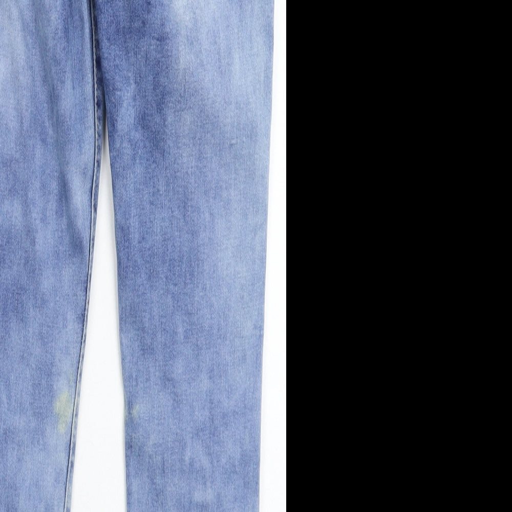 Preworn Womens Blue  Denim Skinny Jeans Size M L26 in