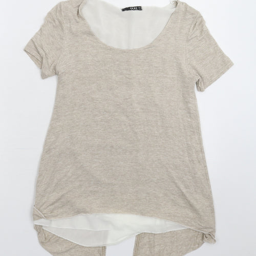 Quiz Womens Grey   Basic T-Shirt Size 8