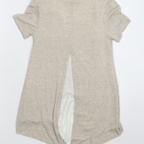 Quiz Womens Grey   Basic T-Shirt Size 8