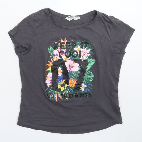 H&M Boys Grey   Basic T-Shirt Size 11-12 Years