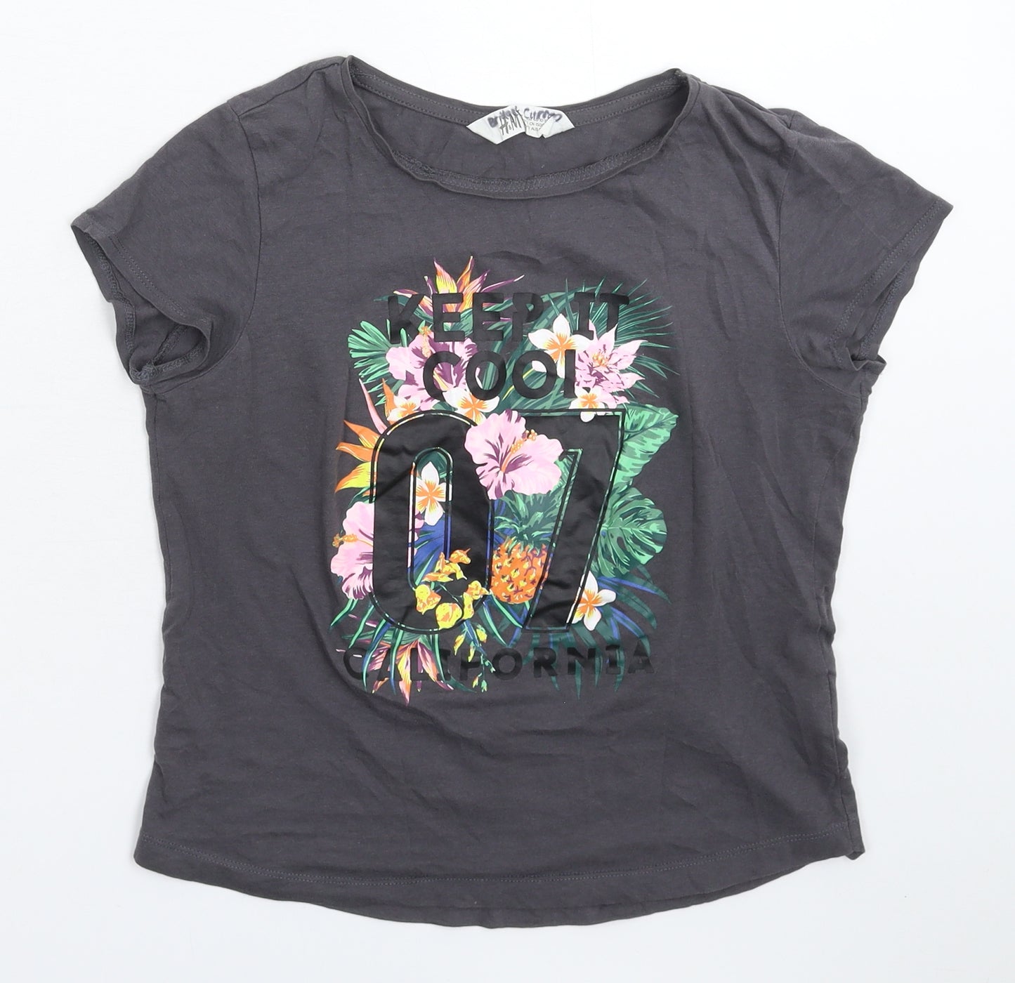H&M Boys Grey   Basic T-Shirt Size 11-12 Years