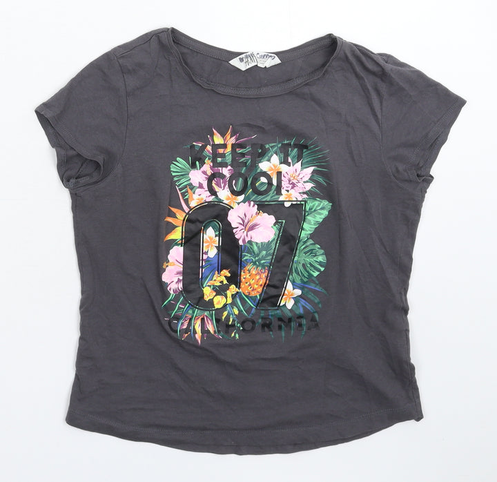 H&M Boys Grey   Basic T-Shirt Size 11-12 Years