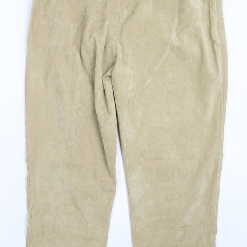 SheIn Womens Beige  Corduroy Trousers  Size XL L28 in