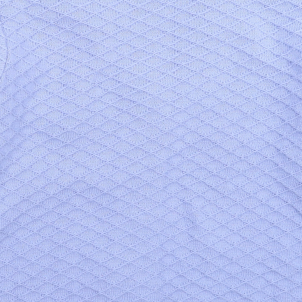 Reflect Womens Blue  Knit Cardigan Jumper Size S