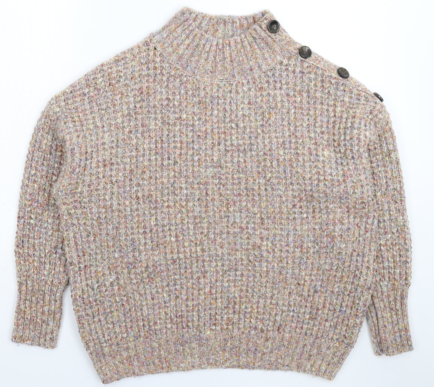 TU Womens Grey  Knit Pullover Jumper Size 16