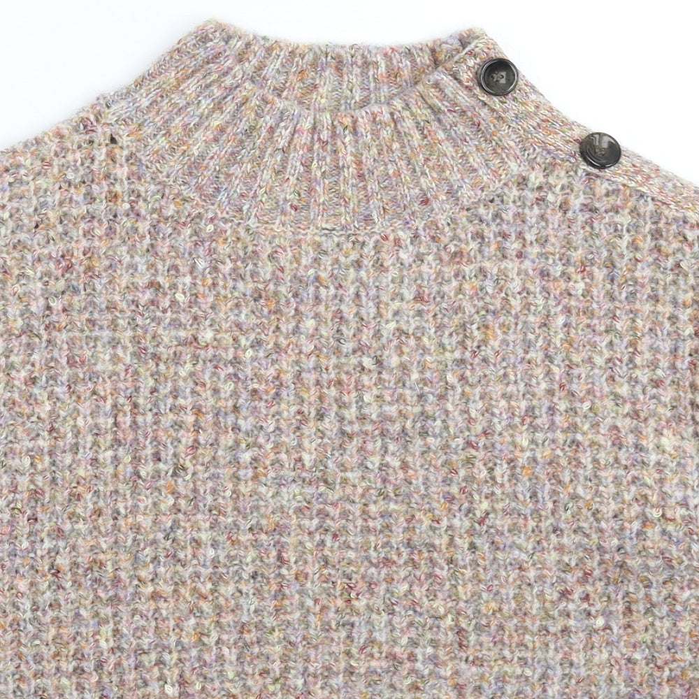 TU Womens Grey  Knit Pullover Jumper Size 16