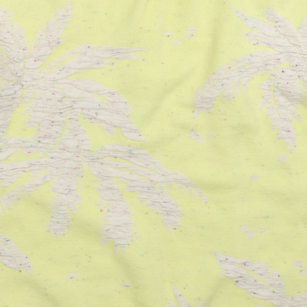 Marks and Spencer Womens Yellow  Knit Pullover Jumper Size 12