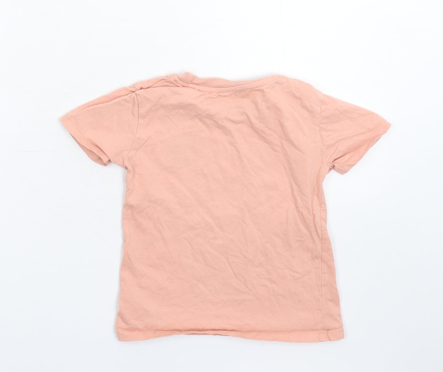 River Island Boys Pink   Basic T-Shirt Size 3-4 Years
