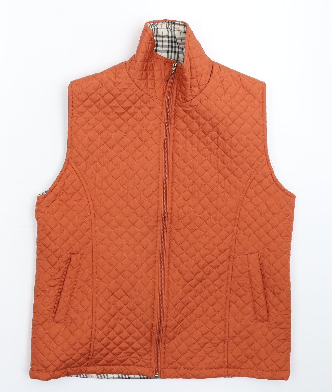 Ming Yong Womens Brown   Gilet Jacket Size L