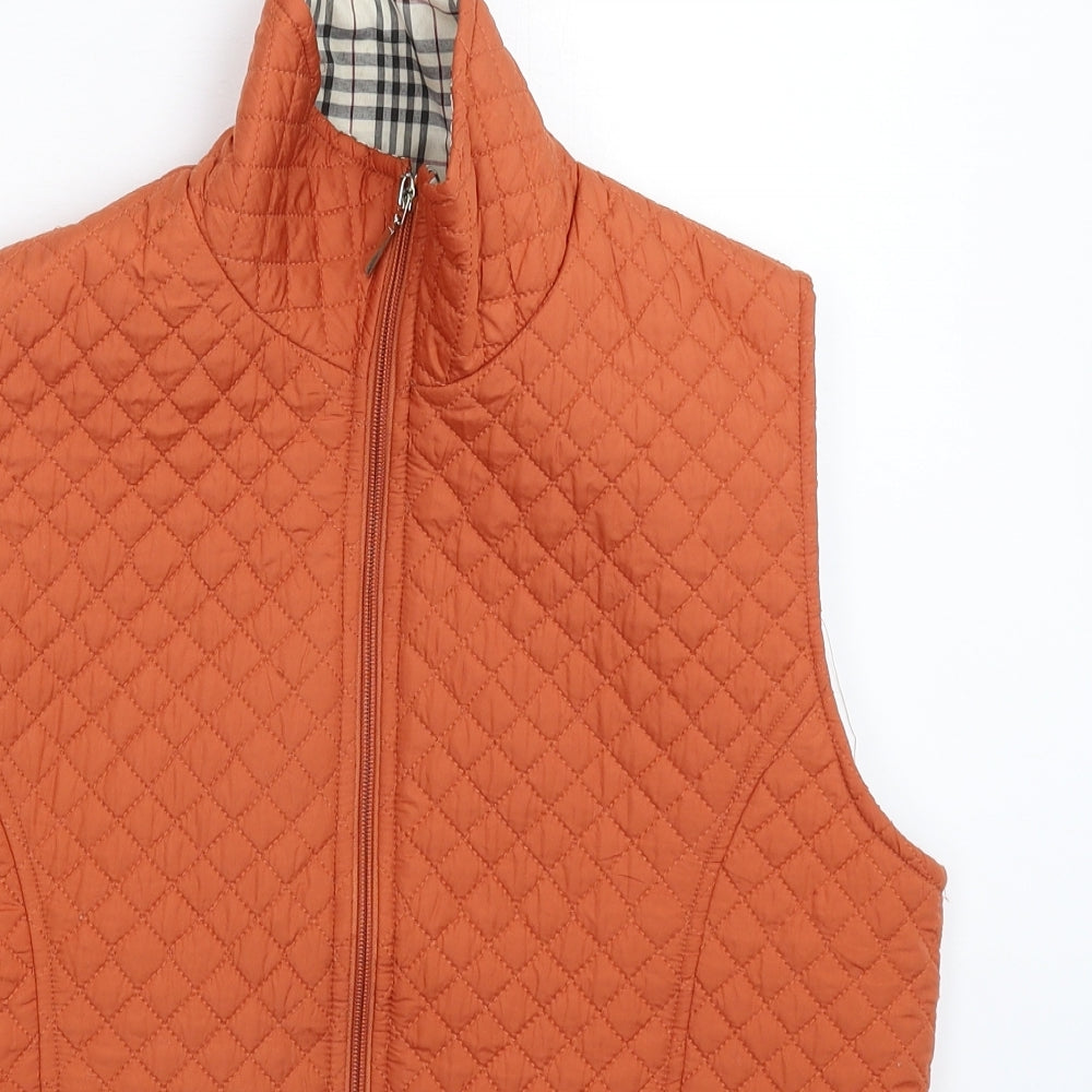 Ming Yong Womens Brown   Gilet Jacket Size L