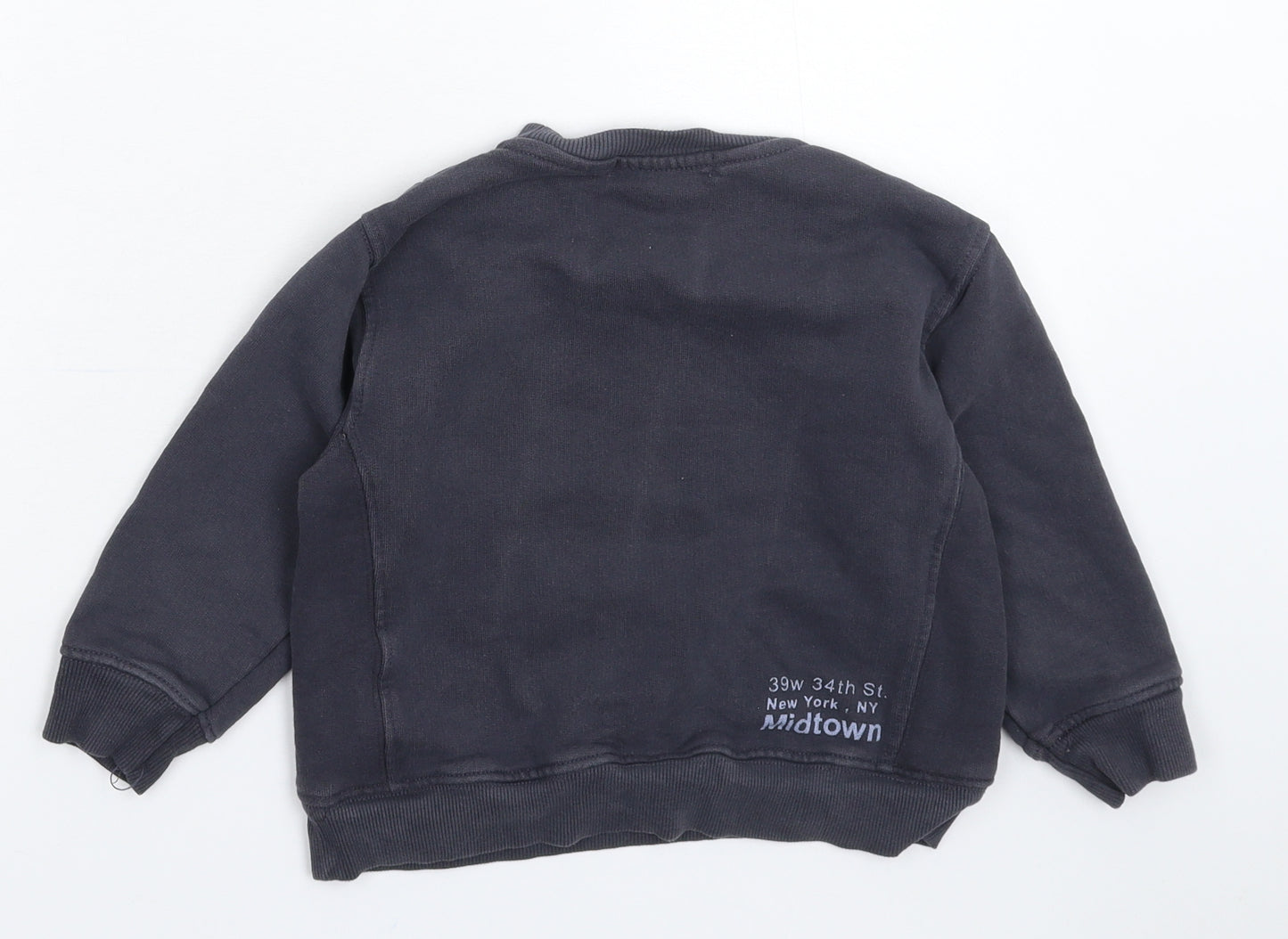 Zara Boys Grey   Pullover Sweatshirt Size 3-4 Years