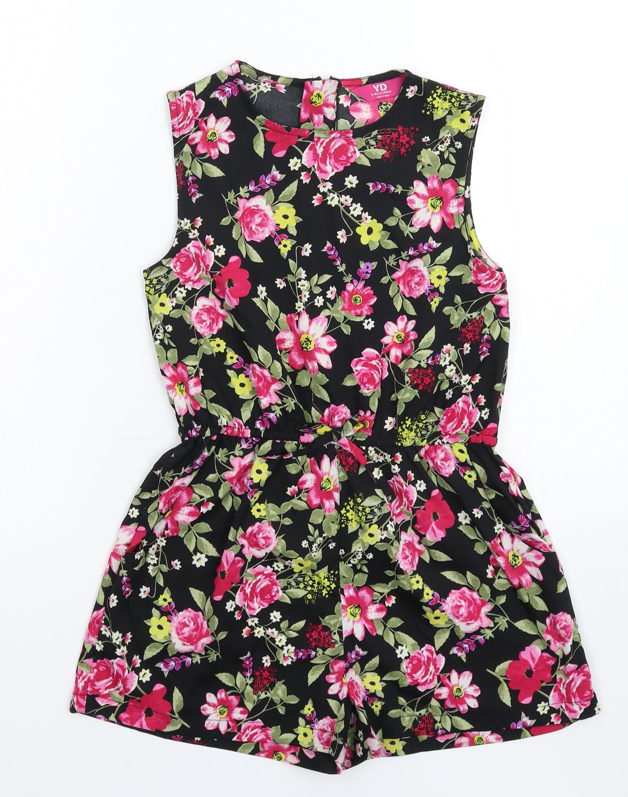 Young Dimension Girls Black   Jumpsuit One-Piece Size 9-10 Years