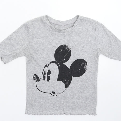 Atmosphere Womens Grey   Basic T-Shirt Size 8