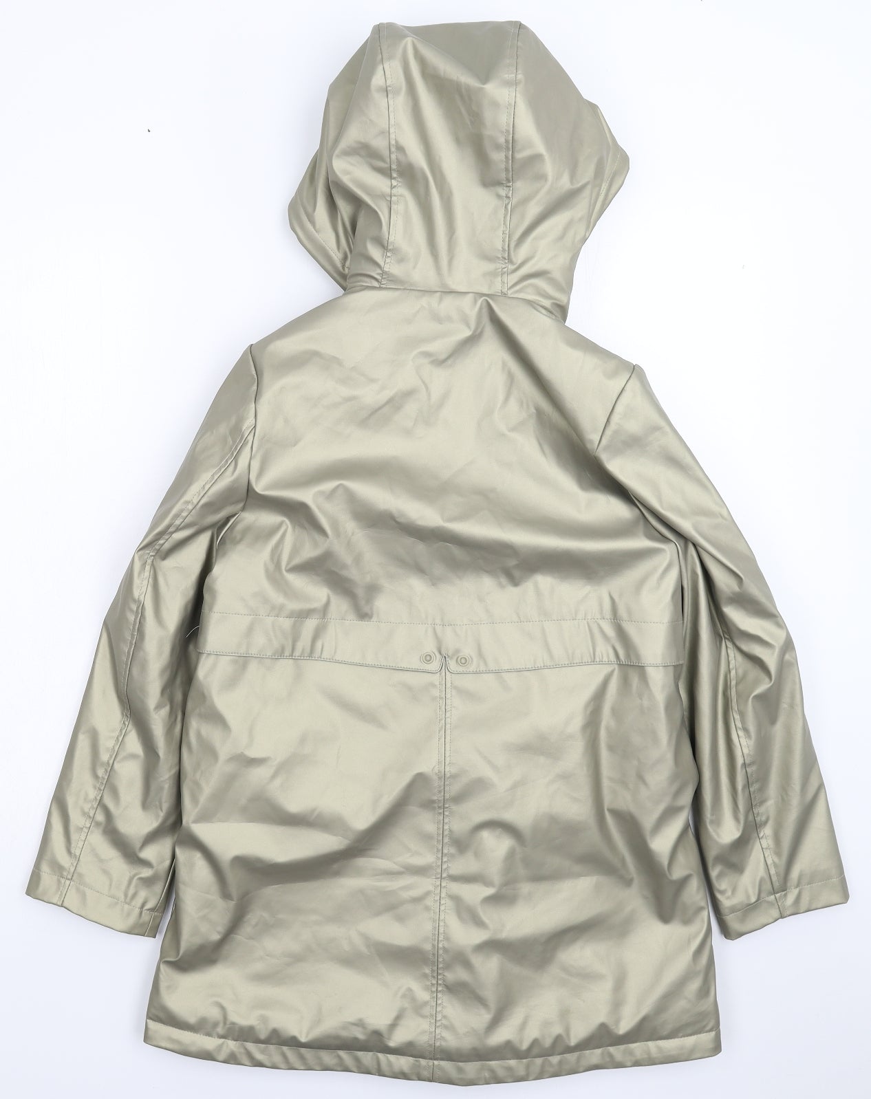 Zara Girls Gold   Parka Coat Size 11-12 Years