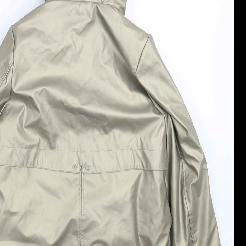 Zara Girls Gold   Parka Coat Size 11-12 Years