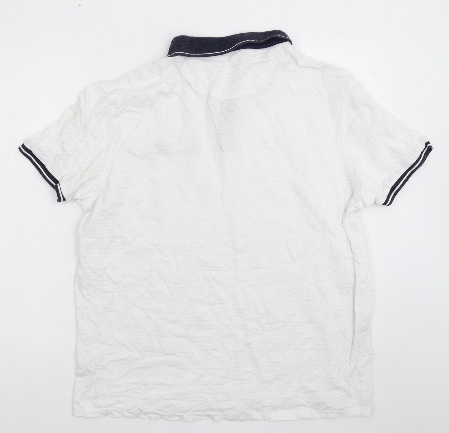 Primark Mens White    Polo Size 2XL