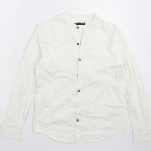 NEXT Boys White   Basic Button-Up Size 12 Years