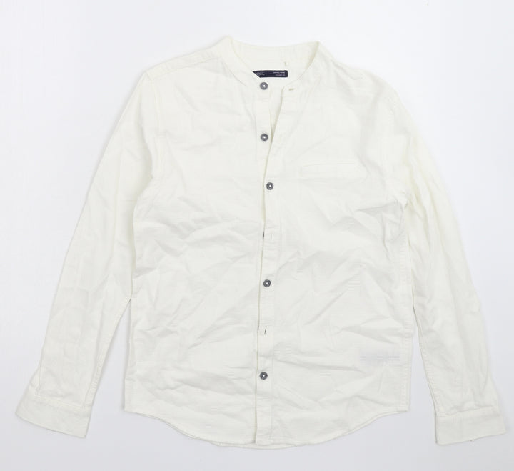 NEXT Boys White Basic Button-Up Size 12 Years