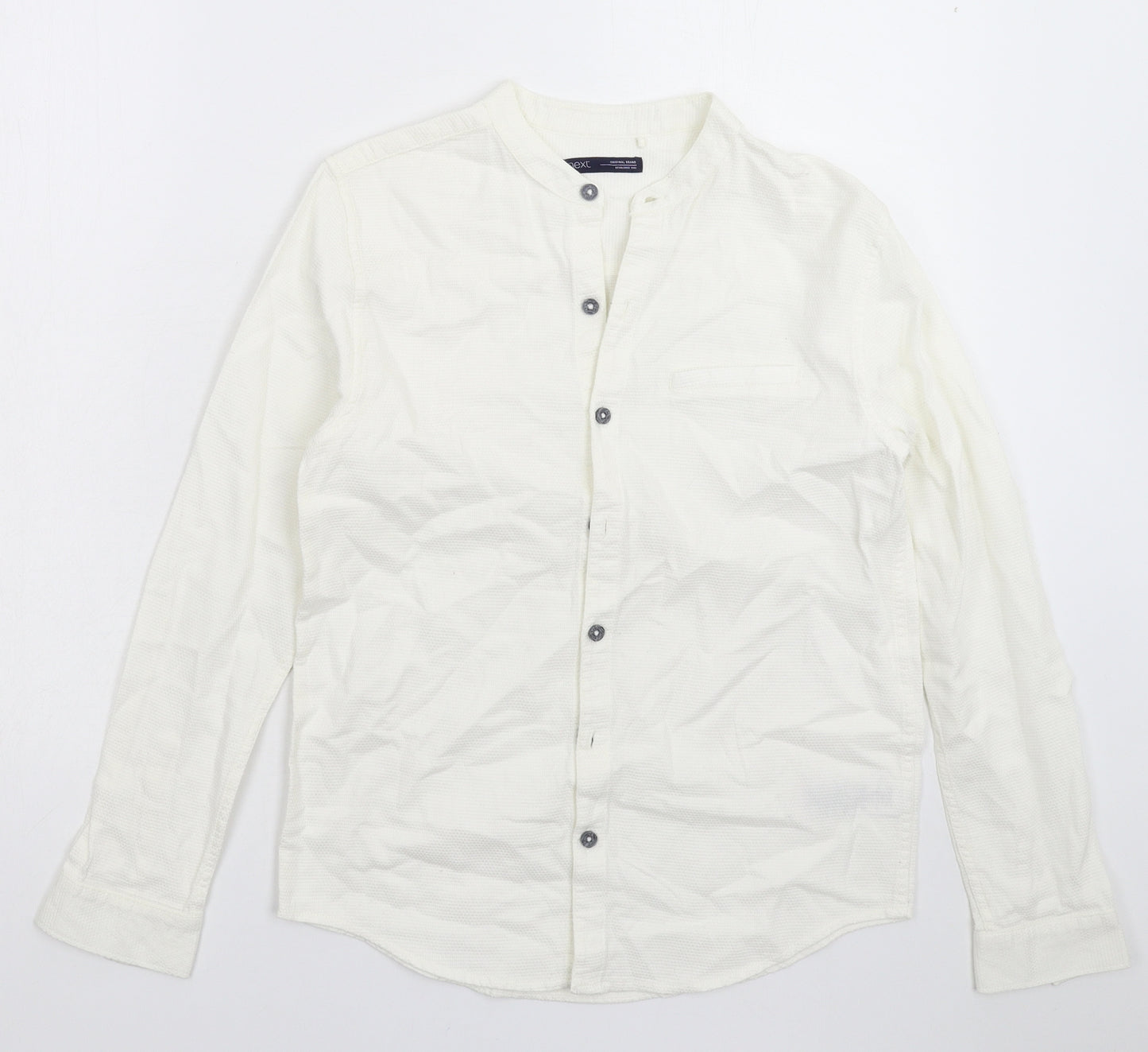 NEXT Boys White   Basic Button-Up Size 12 Years