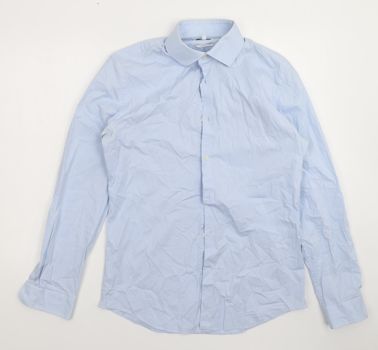 Reiss Mens Blue    Dress Shirt Size L