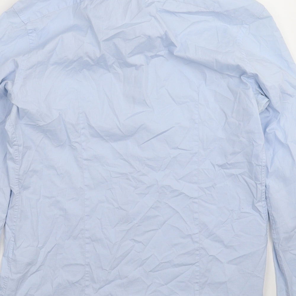 Reiss Mens Blue    Dress Shirt Size L