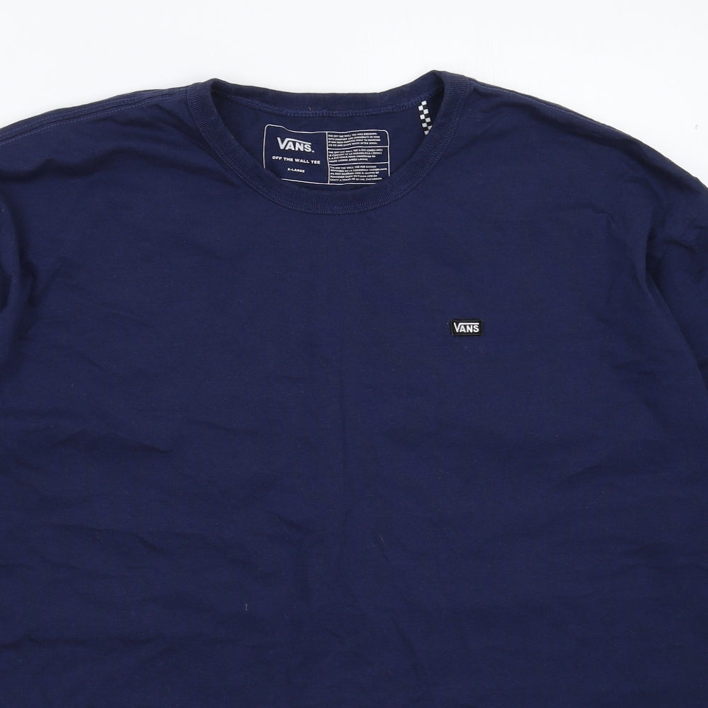 VANS Mens Blue    T-Shirt Size XL