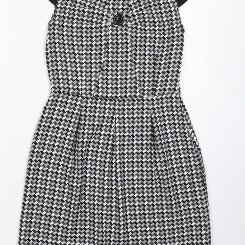 Ina Design Womens Grey   Fit & Flare  Size 10