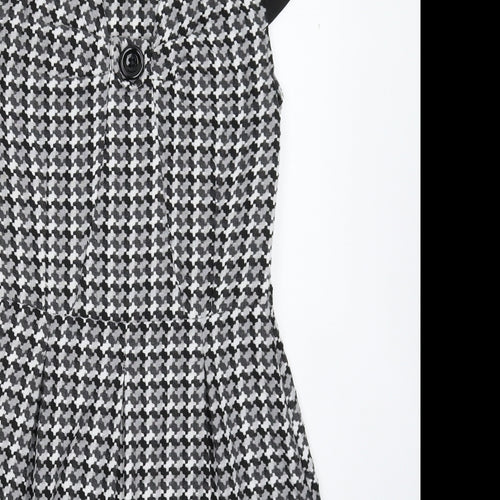 Ina Design Womens Grey   Fit & Flare  Size 10