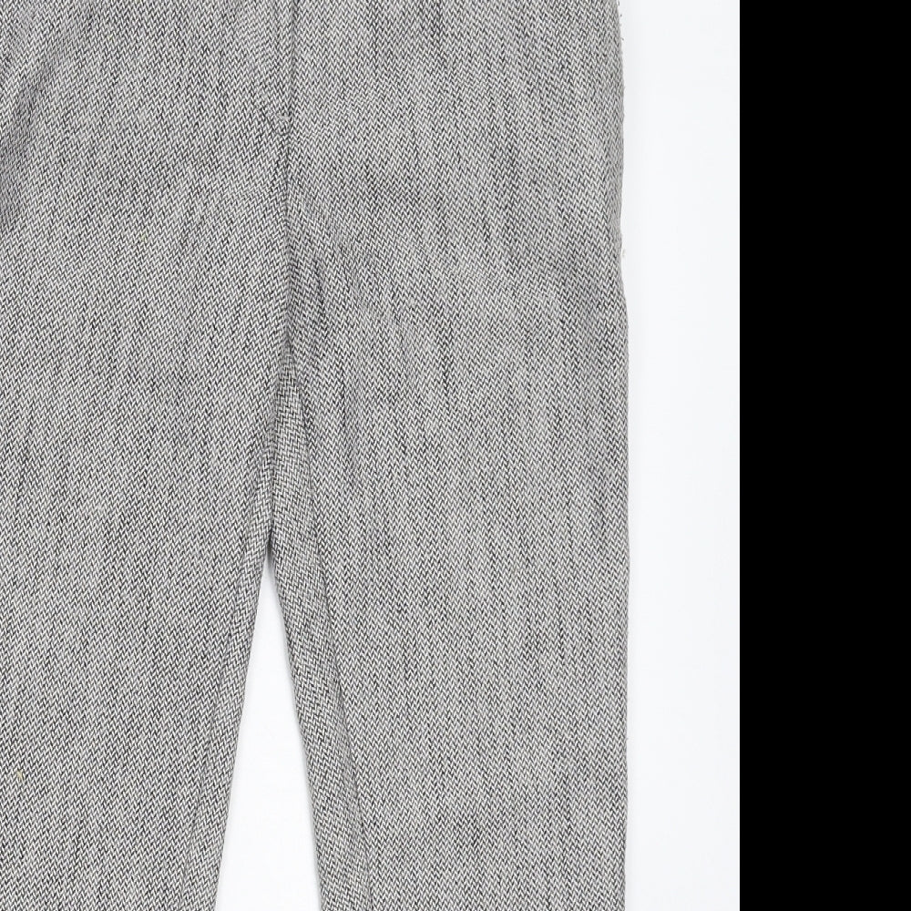 H&M Womens Grey   Trousers  Size 10 L25 in