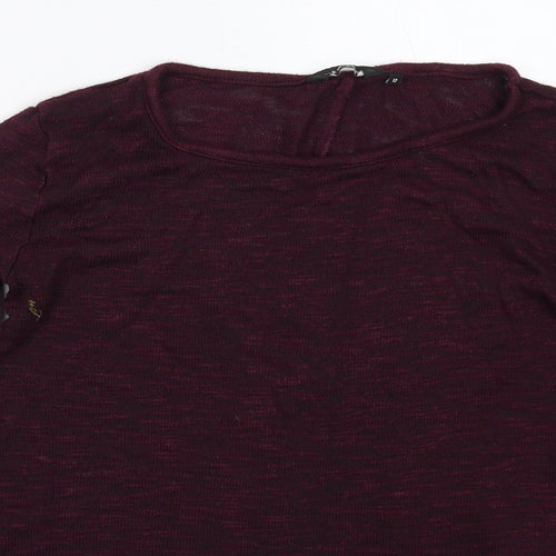 New Look Womens Brown  Knit Pullover Jumper Size 12