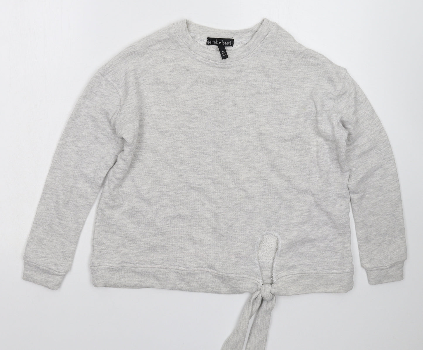 Derek Heart Womens Grey   Pullover Sweatshirt Size S