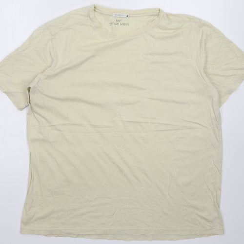 Woolworths Mens Beige    T-Shirt Size XL