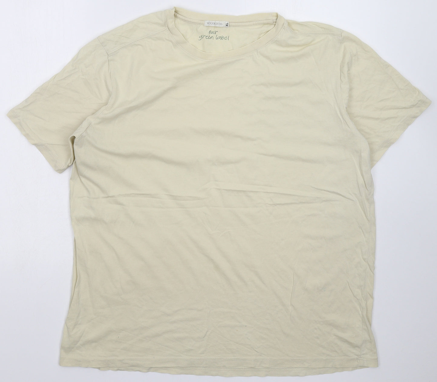 Woolworths Mens Beige    T-Shirt Size XL