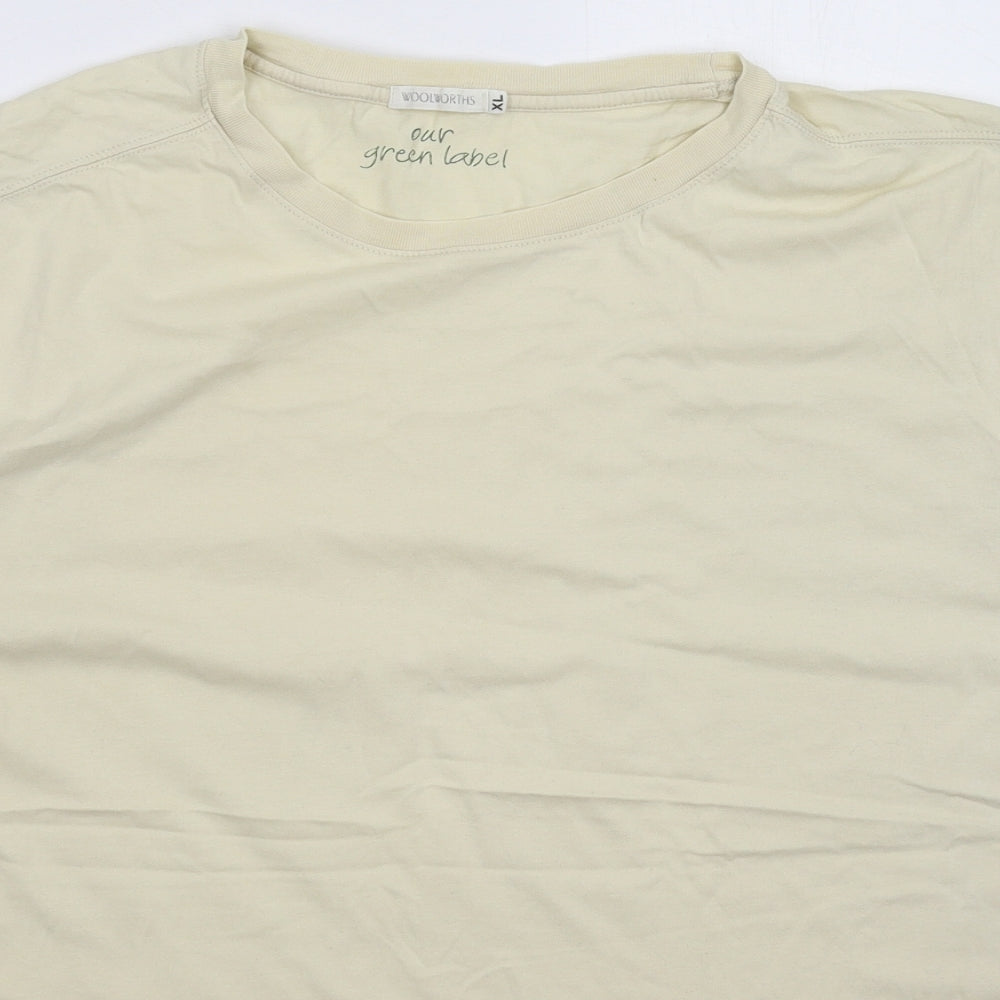 Woolworths Mens Beige    T-Shirt Size XL