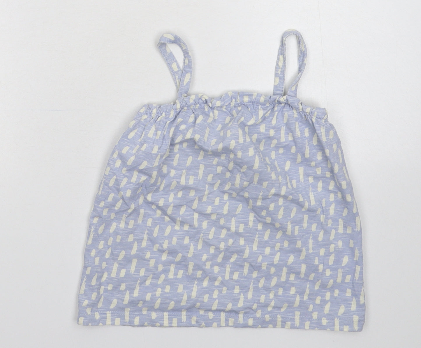 Nutmeg Girls Blue   Basic Tank Size 6-7 Years