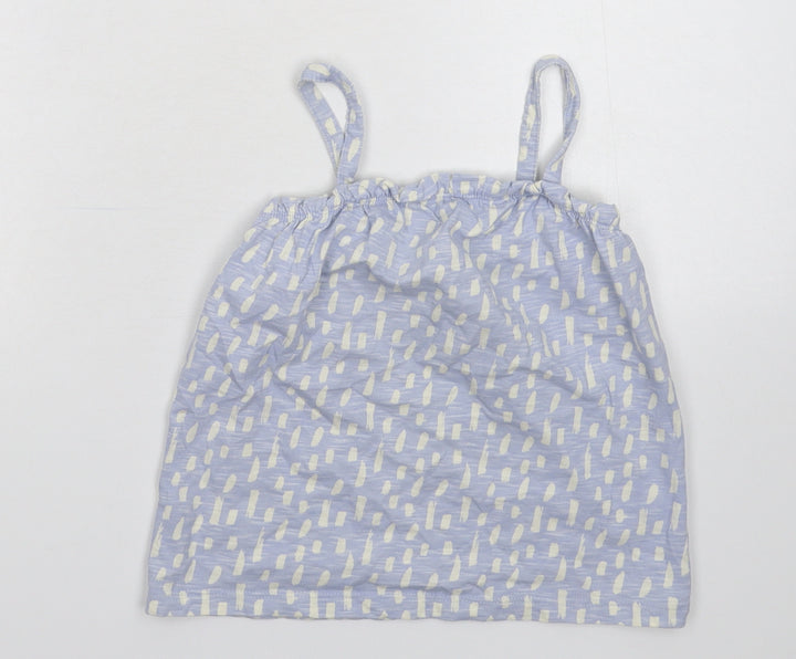 Nutmeg Girls Blue   Basic Tank Size 6-7 Years
