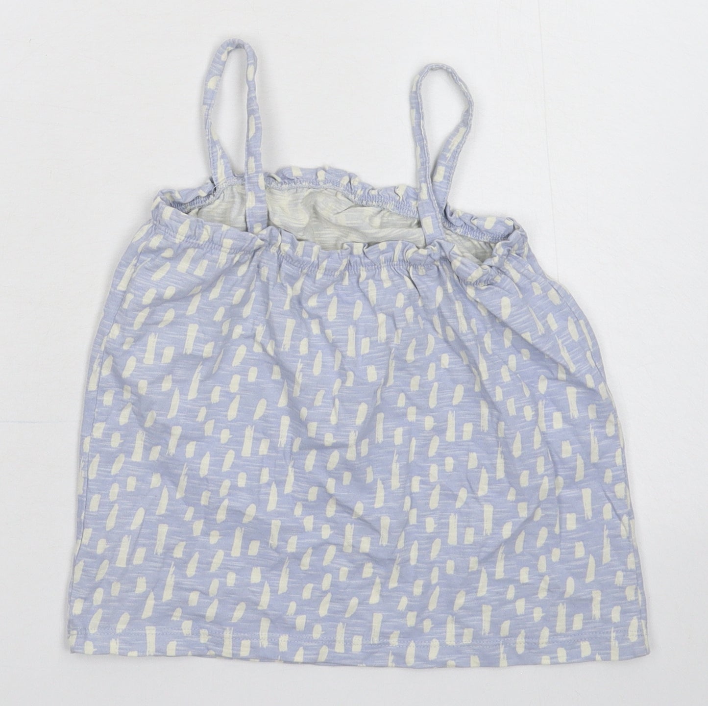 Nutmeg Girls Blue   Basic Tank Size 6-7 Years