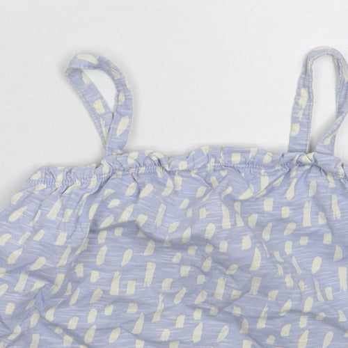 Nutmeg Girls Blue   Basic Tank Size 6-7 Years