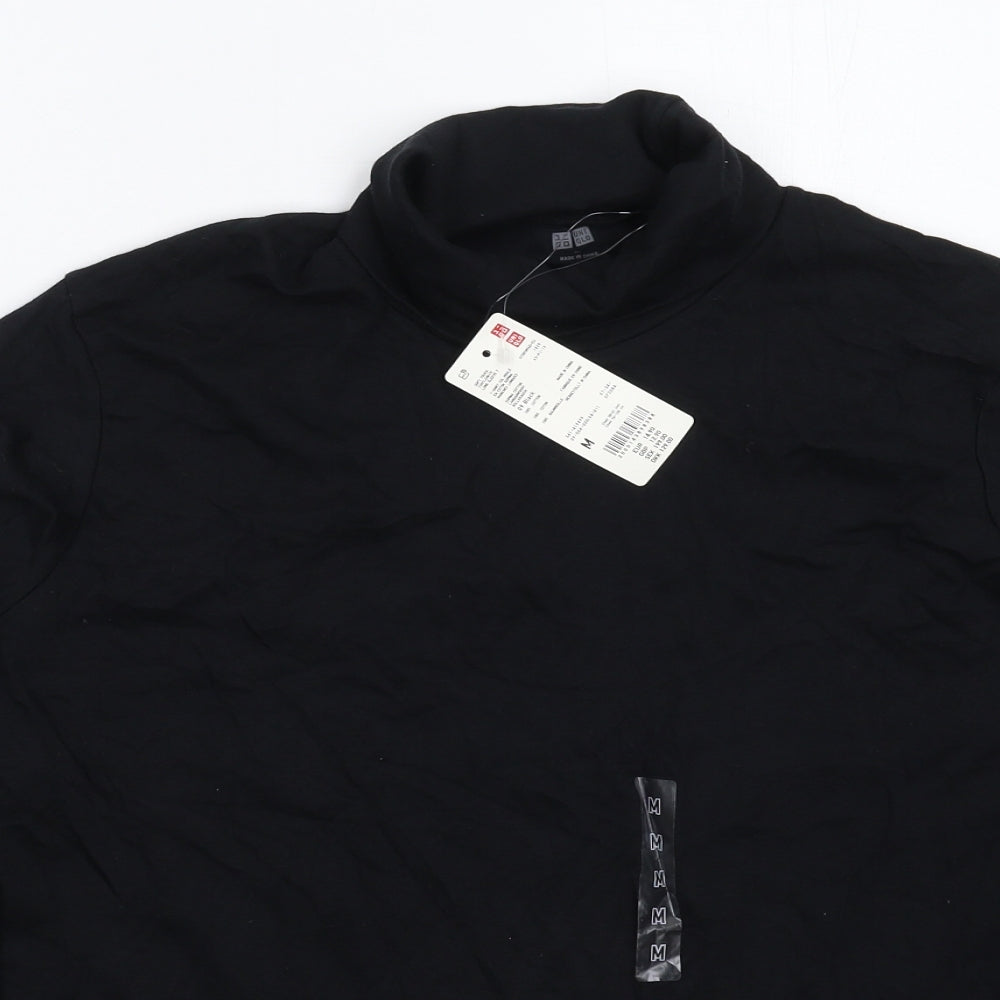 Uniqlo Mens Black   Pullover Sweatshirt Size M