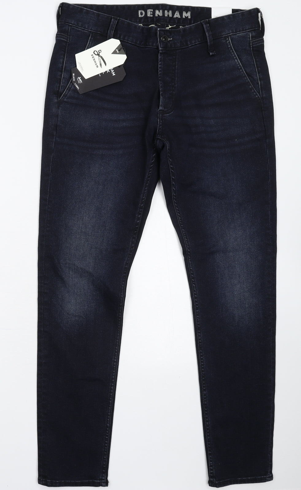 Denham Mens Blue  Denim Skinny Jeans Size 34 L32 in