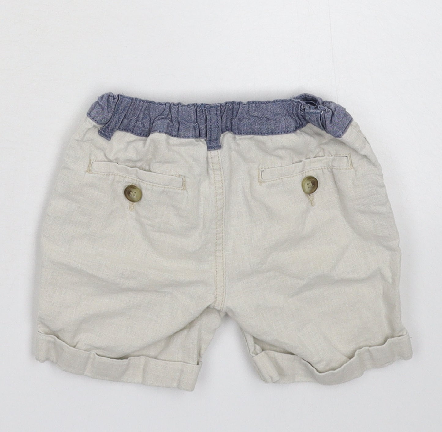 Matalan Boys Grey   Cropped Trousers Size 18-24 Months  - Shorts