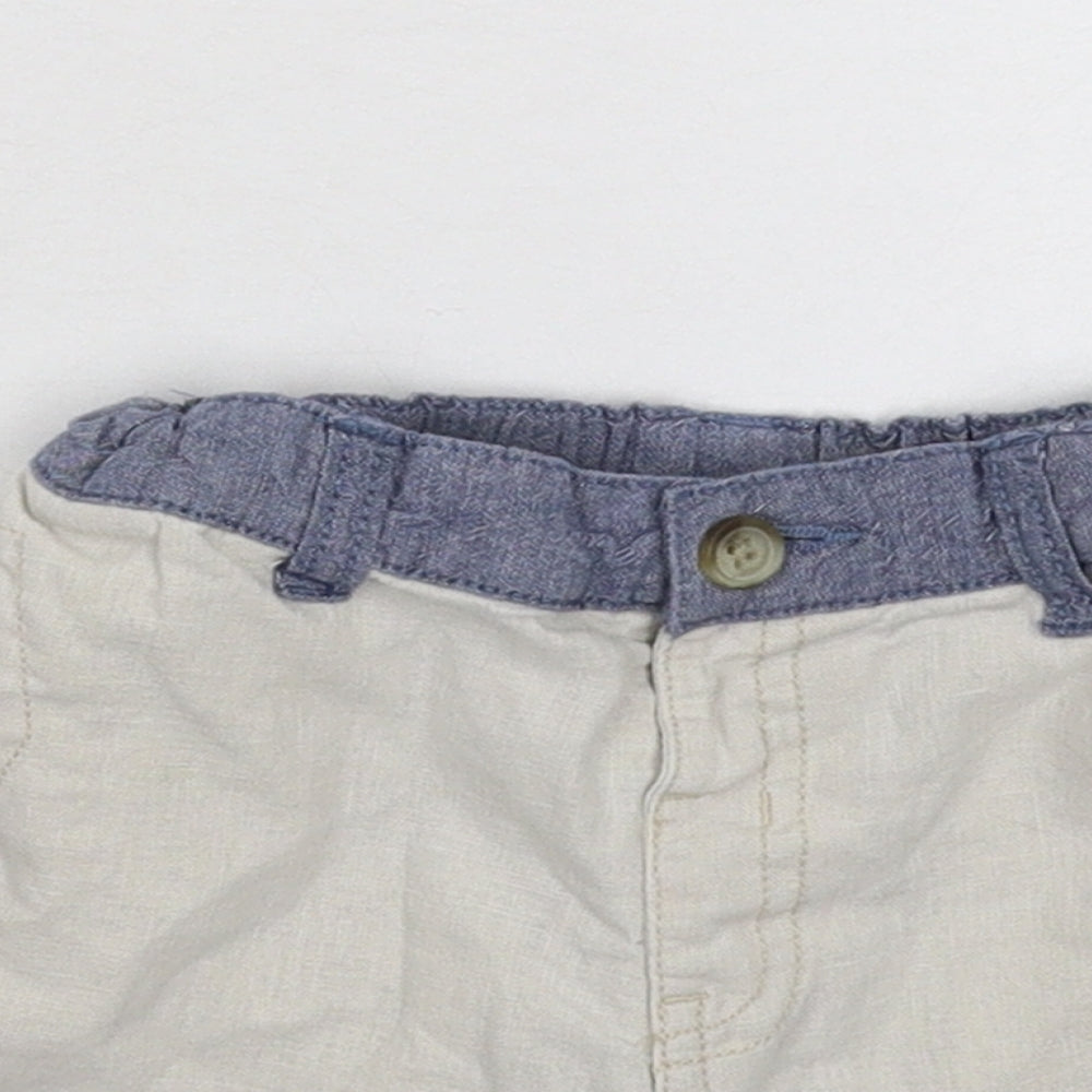 Matalan Boys Grey   Cropped Trousers Size 18-24 Months  - Shorts