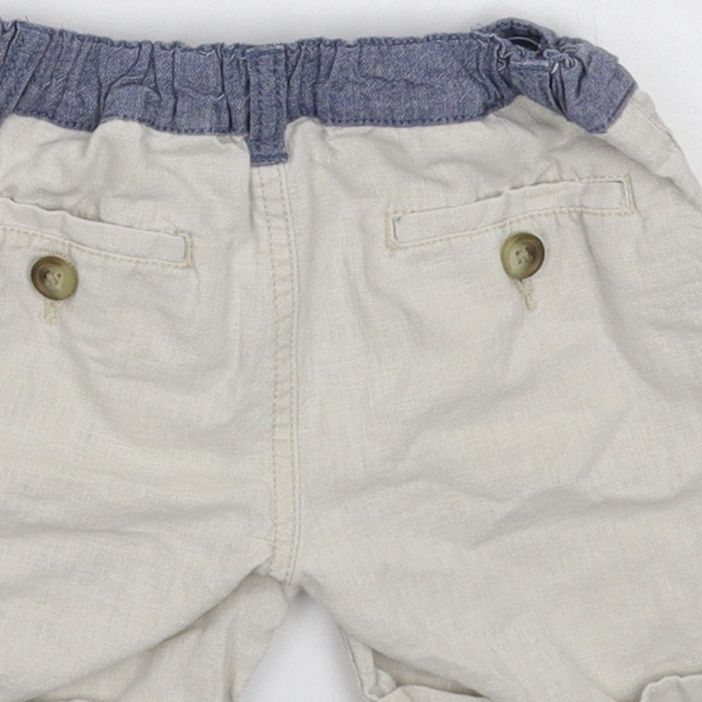 Matalan Boys Grey   Cropped Trousers Size 18-24 Months  - Shorts