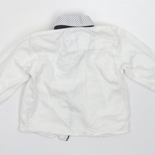 Matalan Boys White   Basic Button-Up Size 12-18 Months