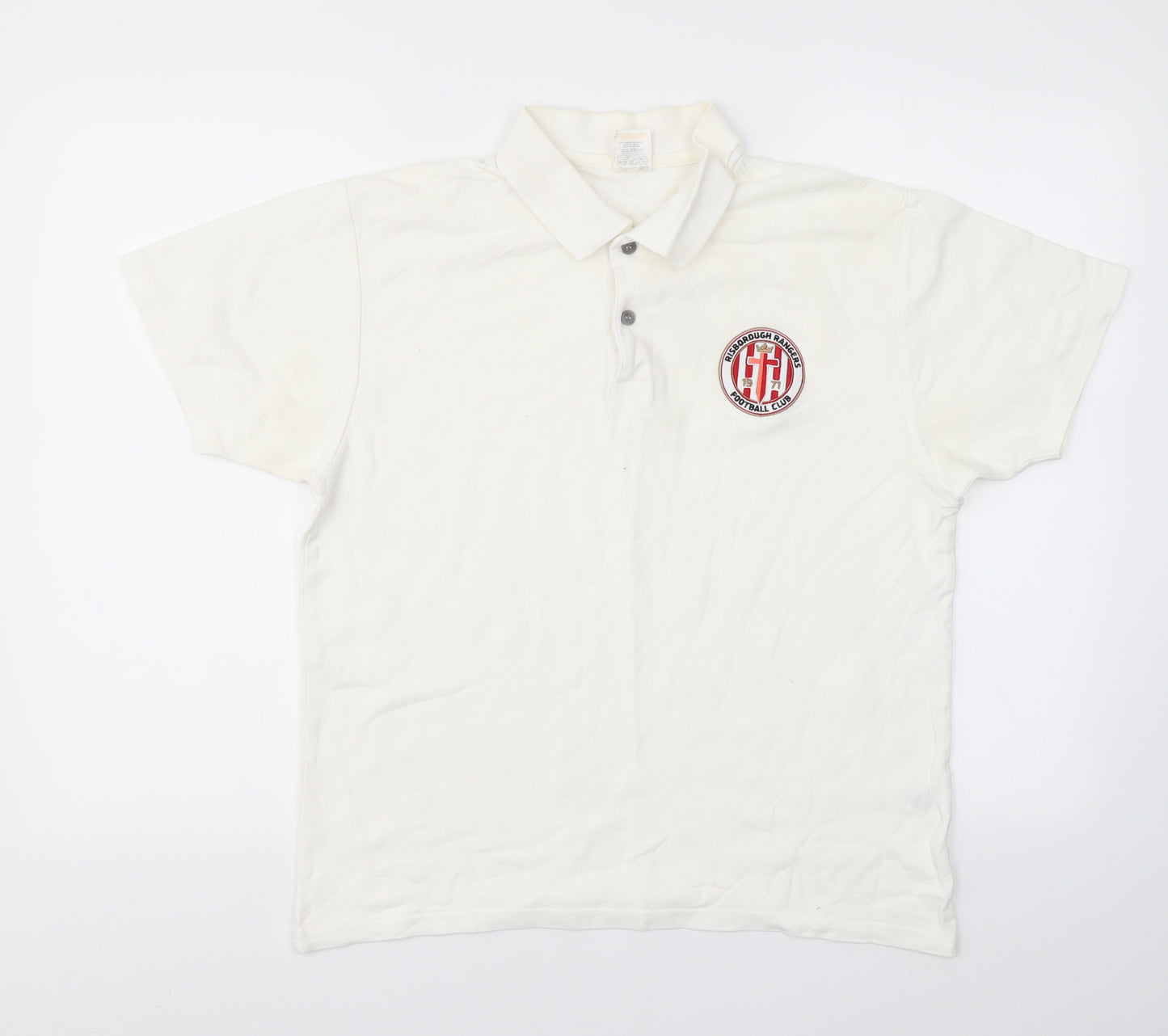 Screen Stars Mens White    Polo Size M