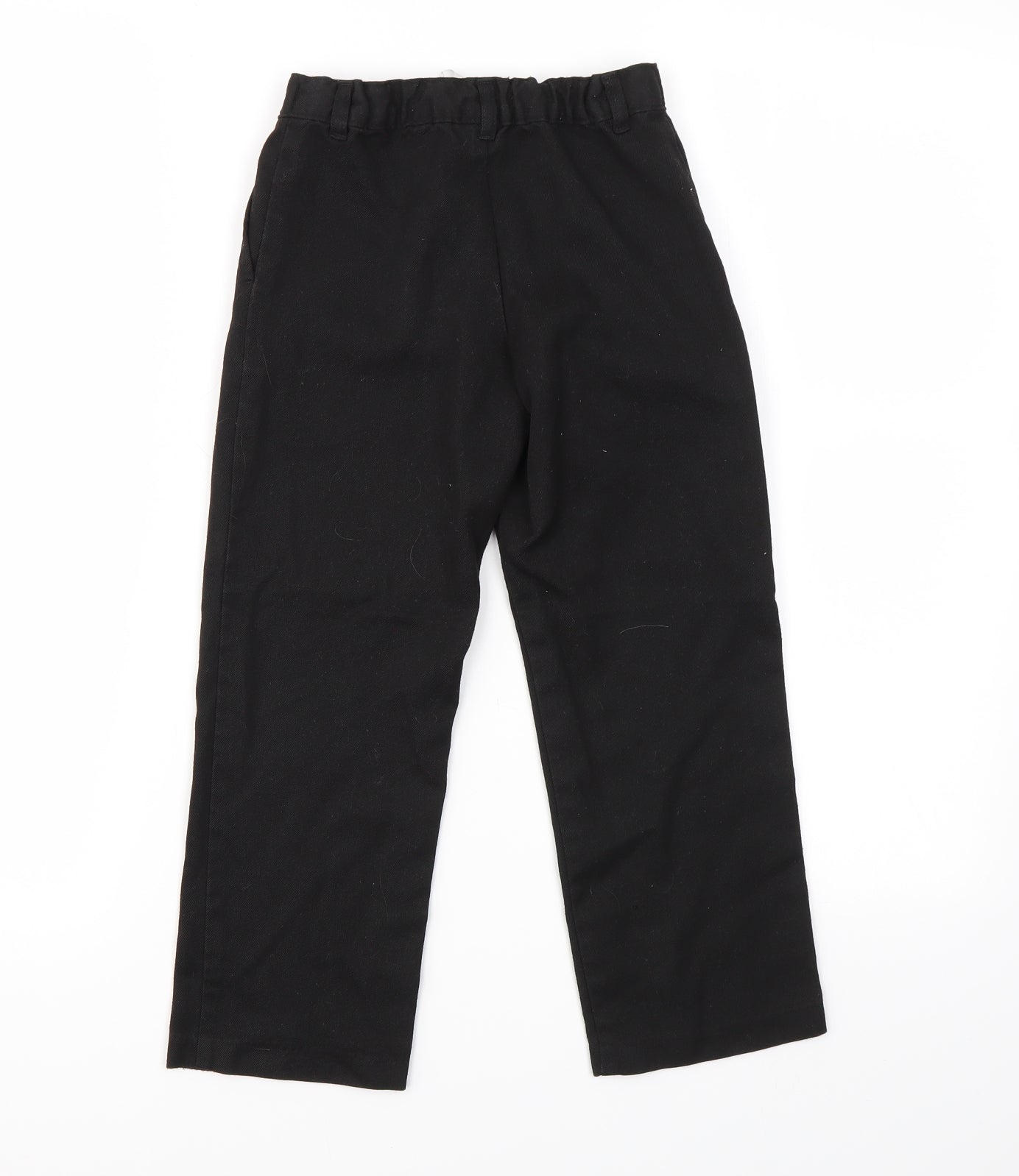 George Boys Black   Jogger Trousers Size 5-6 Years