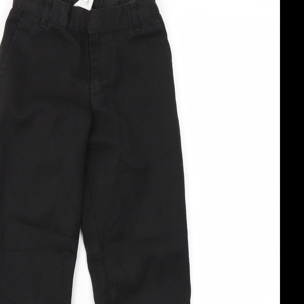 George Boys Black   Jogger Trousers Size 5-6 Years